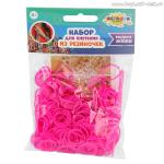 Altacto Creative Набор для плетения браслетов из резиночек  "Звёздные вспышки" (300 шт., разноцв. монотонные в ассорт., крючок, клипсы)