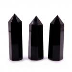 Кристалл камень sew402-3 Черный Агат 8см