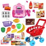 Altacto Игровой набор "Касса с тележкой" (касса 25см,тележка 29см,сканер,диспл.,микроф.,свет,звук,прод.,аксесс.,в ассорт.)