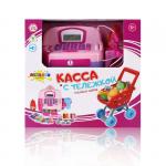Altacto Игровой набор "Касса с тележкой" (касса 25см,тележка 29см,сканер,диспл.,микроф.,свет,звук,прод.,аксесс.,в ассорт.)
