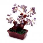 Дерево счастья SEW26-2 из натуральных камней в ассортименте 14см-8см