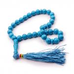 Четки камень SEW468-12-BR Бирюза 12мм 30см 30бусин
