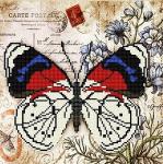 "Бабочка 4" Рисунок на ткани 25х25