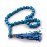 Четки камень SEW480-10-BR Бирюза 33 бусины 10мм 28см