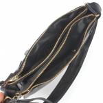 Cумка муж искусственная кожа Cantlor-D 25,  2отд,  4внеш+3внут/карм,  плечевой ремень,  черный 225194