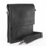 Cумка муж искусственная кожа Cantlor-F 18-3,  2отд,  3внеш+2внут/карм,  плечевой ремень,  черный 225199