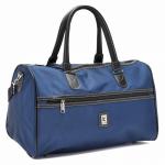 Саквояж Картекс-0230 vip (отделка иск/кожа),  жесткое дно,  1отд,  1внеш карм,  плечевой ремень,  синий 216675