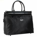 Саквояж Картекс-0016 vip (отделка иск/кожа),  жесткое дно,  1отд,  1внут+1внеш карм,  черный 214219