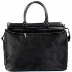 Саквояж Картекс-0016 vip (отделка иск/кожа),  жесткое дно,  1отд,  1внут+1внеш карм,  черный 214219