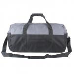Сумка дорожная Арлион-462,  б/подклада,  жесткое дно,  3внеш карм,  плечевой ремень,  черный/серый 193935