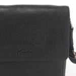 Cумка муж искусственная кожа Cantlor-B 14L-03,  2отд,  2внеш+4внут/карм,  плечевой ремень,  черный 225189