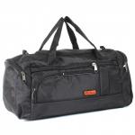 Сумка дорожная Арлион-430а,  б/подклада,  жесткое дно,  ножки,  4внеш карм,  плечевой ремень,  черный 209224