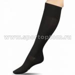 Гетры футбольные с уплотнением и сеткой на стопе  INDIGO, Спорт 3, черный, 41-43