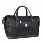 Саквояж Картекс-0002 vip (отделка иск/кожа),  жесткое дно,  1отд,  2внеш карм,  плечевой ремень,  черный 214207