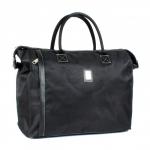 Саквояж Картекс-0023 vip (отделка иск/кожа),  жесткое дно,  1отд,  1внут+1внеш карм,  черный  214232