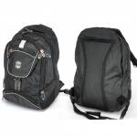 Рюкзак муж Арлион-363,  уплотн.спинка,  2отд,  4внеш карм,  черный/серый 225671