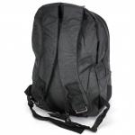 Рюкзак муж Арлион-363,  уплотн.спинка,  2отд,  4внеш карм,  черный/серый 225671