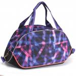 Сумка дорожная SilverTop-4092 Лидер,  б/подклада,  1отд+ плечевой ремень,  1внут. карм,  черный/фиолетовый 225451