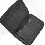 Папка натуральная кожа Калита-11013У-21,  2отд,  8внут карм,  черный тулип (21)   227476
