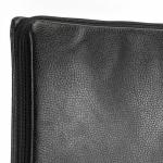 Папка натуральная кожа Калита-11013У-21,  2отд,  8внут карм,  черный тулип (21)   227476