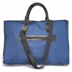 Саквояж Картекс-0017 vip (отделка иск/кожа),  жесткое дно,  1отд,  2внеш карм,  плечевой ремень,  синий 225510