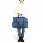 Саквояж Картекс-0017 vip (отделка иск/кожа),  жесткое дно,  1отд,  2внеш карм,  плечевой ремень,  синий 225510