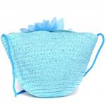 Сумка женская текстиль 669-669 "Цветочек",  голубой SALE 153049