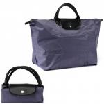 Сумка Картекс-0502 дорож  (нейлон+иск/кожа),  складная,  1отд,  серый  219137