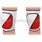 Наколенник волейбольный INDIGO, 2009А-TSP, бело-красный, L
