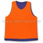 Манишка Сетчатая двухсторонняя, SM-370, оранжево-синий, M