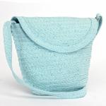 Сумка женская текстиль 669-F 20,   1отд,  голубой SALE 153093