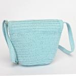 Сумка женская текстиль 669-F 20,   1отд,  голубой SALE 153093