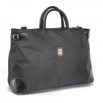 Саквояж Картекс-0432 vip (отделка иск/кожа),  жесткое дно,  1отд,  плечевой ремень,  черный 225501