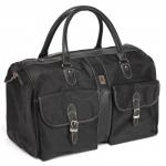 Саквояж Картекс-0232 vip (отделка иск/кожа),  жесткое дно,  1отд,  2внеш карм,  плечевой ремень,  черный 225503