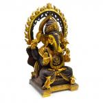 Ганеш VIK-8001-RG благославляющий на процветание и удачу  Gold Red бронза h-54см 19кг