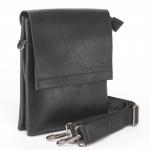 Cумка муж искусственная кожа Cantlor-F 18-2,  2отд,  3внеш+2внут/карм,  плечевой ремень,  черный 225198