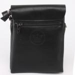 Cумка муж искусственная кожа Cantlor-F 18-2,  2отд,  3внеш+2внут/карм,  плечевой ремень,  черный 225198