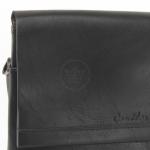 Cумка муж искусственная кожа Cantlor-F 18-2,  2отд,  3внеш+2внут/карм,  плечевой ремень,  черный 225198