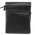 Cумка муж искусственная кожа Cantlor-F 19-2 2отд,  5внеш+2внут/карм,  плечевой ремень,  черный 225200