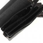 Cумка муж искусственная кожа Cantlor-F 19-2 2отд,  5внеш+2внут/карм,  плечевой ремень,  черный 225200