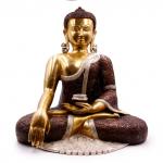 Будда с чашей BRN4009-3CL Дарующий бессмертие Бронза h-43см 15кг