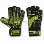 Перчатки вратарские INDIGO, 1218-A, черно-зеленый, 5
