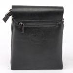 Cумка муж искусственная кожа Cantlor-F 17-2,  2отд,  3внеш+2внут/карм,  плечевой ремень,  черный 225196