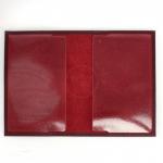 Обложка для паспорта Croco-П-400 натуральная кожа бордо орфей (253)  226650