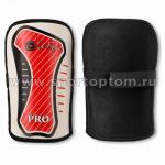 Щитки футбольные INDIGO, 1506, красно-серый, M