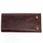 Футляр для ключей Premier-К-102 (на 6 ключей)  натуральная кожа коричн.тем пулл-ап (152)  221264