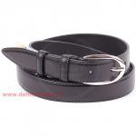 Ремень 25 мм BLACK TORTOISE жен 0070010301 глад+имит 1 стр,  черный 122430