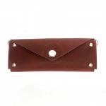 Футляр для ключей Croco-кл-502 (на кнопке)  натуральная кожа коричневый тем шора (1002)  225721