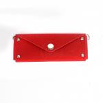 Футляр для ключей Croco-кл-502 (на кнопке)  натуральная кожа красный шора (1003)  225722