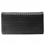 Кошелек женский искусственная кожа 3362,  молния внутри,  4отд,  12карм,   (плетенка)  черный SALE 216423